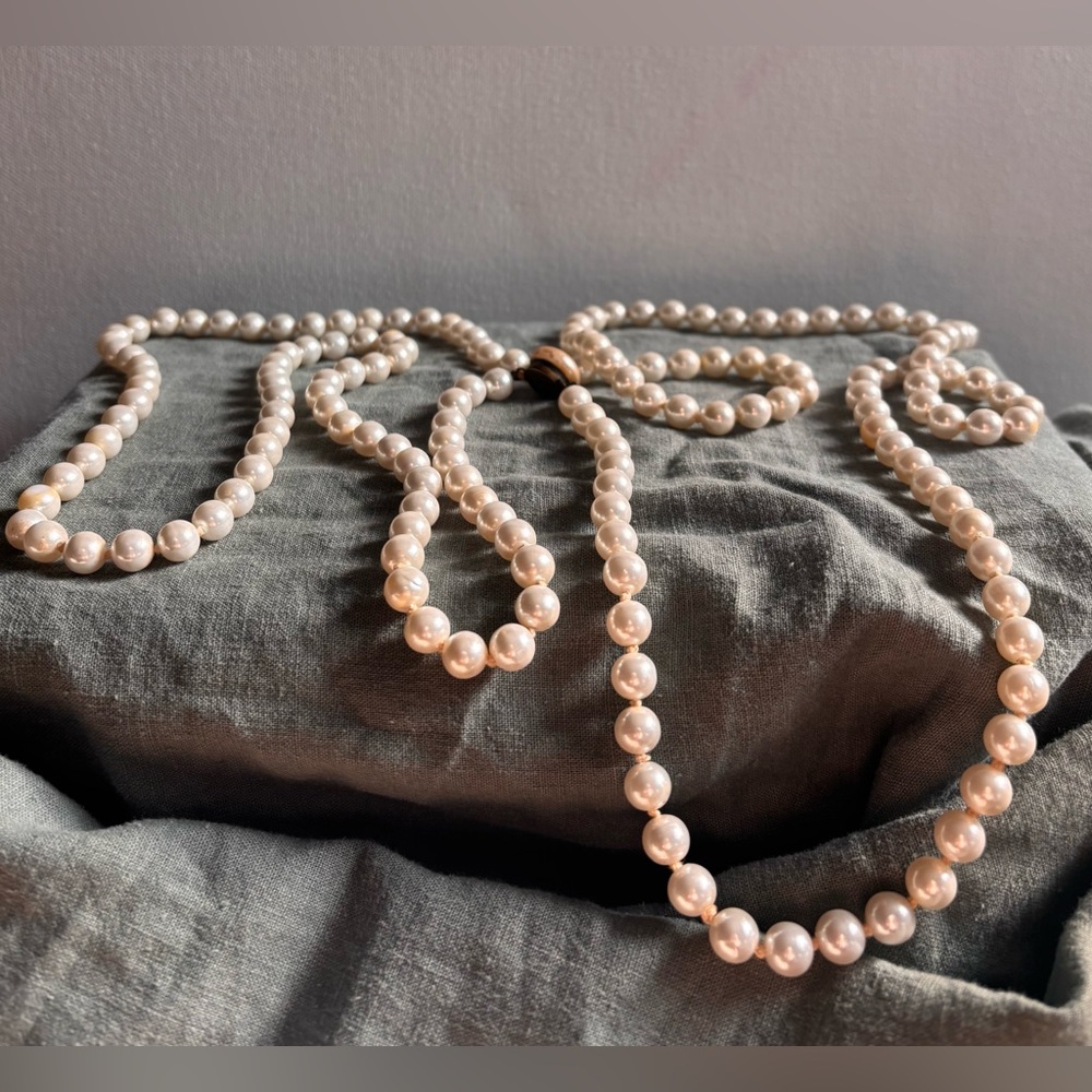 Classic Faux Pearl 30” Strand Necklace - Women’s Jewelry